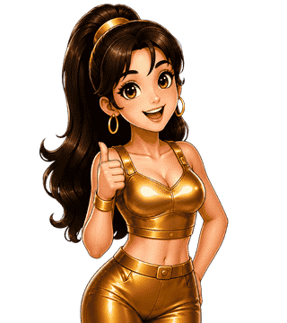 Hot Ace Casino guide character giving a thumbs up
